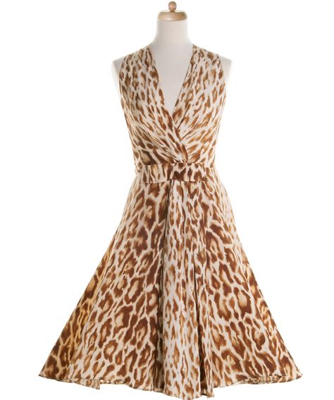 dior leopard dress|vintage dior dresses.